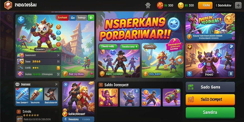 Visual grafis yang menakjubkan dan detail dalam dunia game.