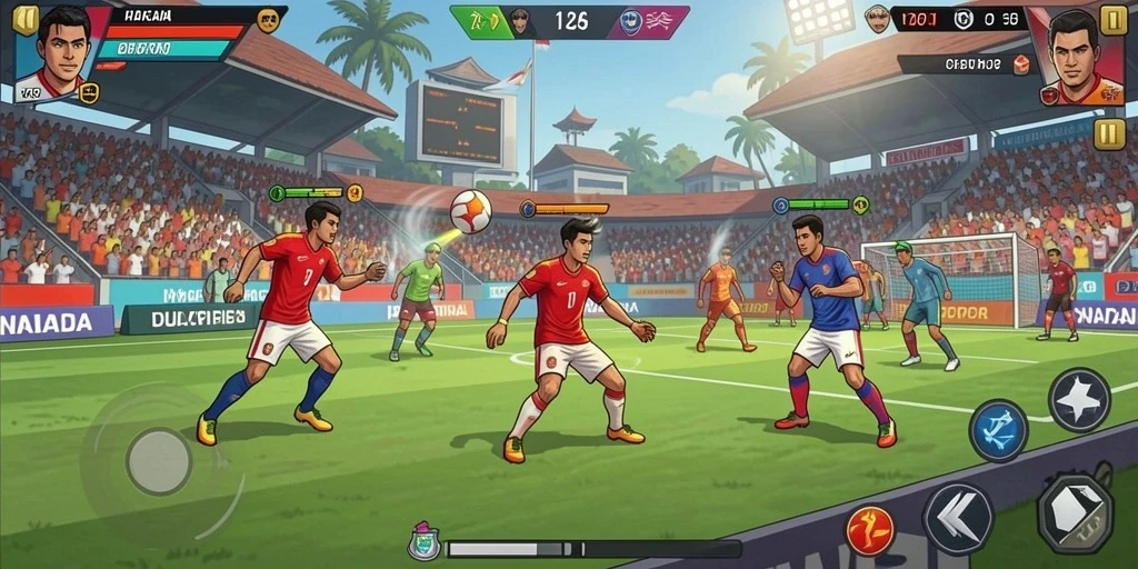 Fitur multiplayer yang memungkinkan interaksi dengan pemain lain.